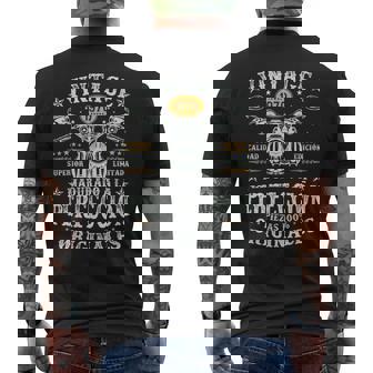 Vintage 1970 56 Años Cumpleaños Moto Biker Hombre Motero Camiseta Hombre Estampado Espalda - Regaloses