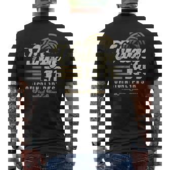 Vintage 1976 オリジナルパーツ 50歳の誕生日 メンズTシャツ バックプリント - Kawaiitshirt