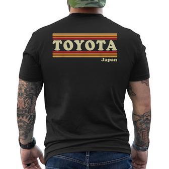 Vintage 80S Toyota Japan Retro Graphic Men's T-shirt Back Print - Monsterry