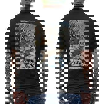 Vintage 90S Whitetail Deer Men's T-shirt Back Print | Mazezy