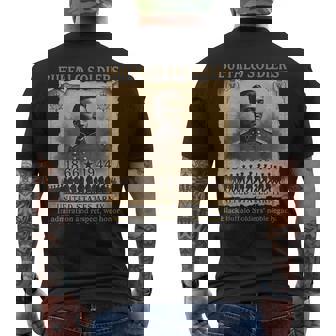 Vintage African American Black History Military Usa Buffalo Men's T-shirt Back Print - Thegiftio