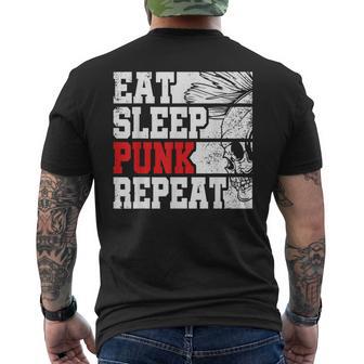 Vintage Anarchy & Punker I Retro Punk Rock Camiseta Hombre Estampado Espalda - Regaloses