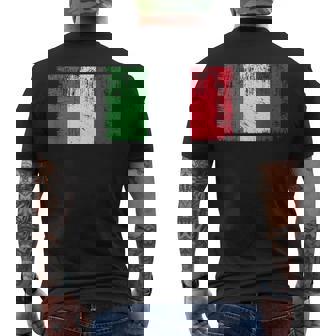 Vintage Bandiera Italiana Fan Italia Bandiera Italia Retro T-shirt da uomo con stampa posteriore - Novitaregali