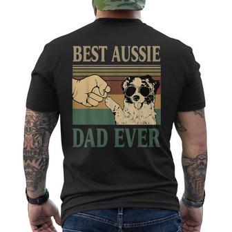 Vintage Best Aussie Dad Ever T-shirt imprimé au dos - Cadeauxyz