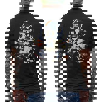 Vintage Cam Skattebo Skatte-Boo Cute Ghost Football Lovers Men's T-shirt Back Print - Monsterry