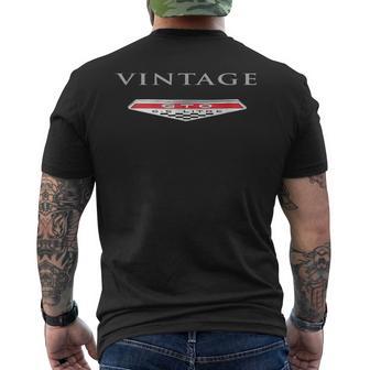 Vintage Car Emblem 1960S Gto Muscle Car Badge Old Cars Guy Men's T-shirt Back Print - Thegiftio UK