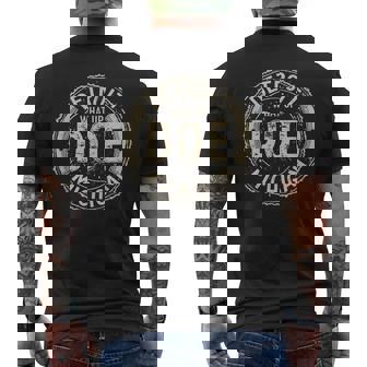 Vintage What Up Doe In Detroit Michigan Men's T-shirt Back Print - Monsterry