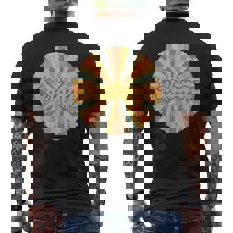 Vintage Garbage Rock Musician Usa Circle Retro Music Men's T-shirt Back Print | Mazezy