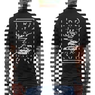 Vintage Jesus Christian Lord & Savior Graphic 2 Men's T-shirt Back Print | Mazezy