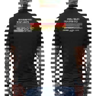 Vintage Music Minister Limited Edition Men's Back Print T-Shirt | Mazezy