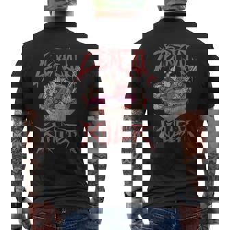 Vintage Retro Cereal Killer Horror Breakfast Gore Men's T-shirt Back Print | Seseable UK