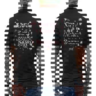 Vintage Retro Sorry Can't Nutcracker Season Sugar Plum Fairy Men's T-shirt Back Print - Monsterry