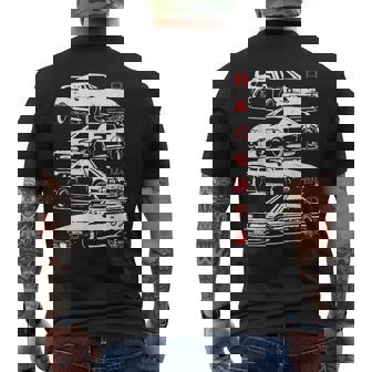 Vintage Skyline Automotive Jdm Legend Tuning Car Men's T-shirt Back Print | Seseable CA