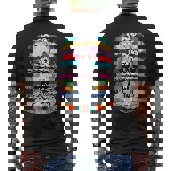 Vintage Taylor First Name Personalized Friendship Bracelet Men's T-shirt Back Print | Mazezy