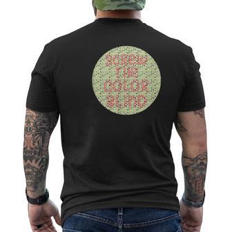 Vision Amusante Des Couleurs Aveugles T-shirt imprimé au dos - Cadeauxyz