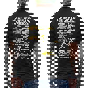 Voiture Circuit Courseintage Humour Temps Libre Automobile T-shirt imprimé au dos - Cadeauxyz