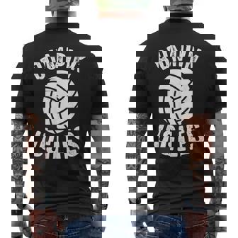 Volleyball Bumpin Uglies Beach Game Player Team Sports Men's Back Print T-Shirt | Mazezy