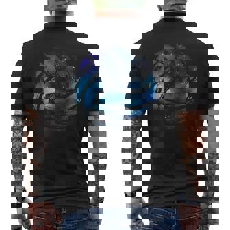 Volleyball Team Sports Beach Volleyball Player Men's Back Print T-Shirt | Mazezy