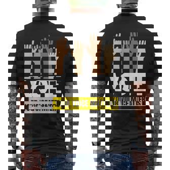 Votezotreoix Compte Pour L'élection 2025 T-shirt imprimé au dos - Cadeauxyz