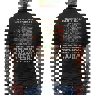 I Walked The Walk Desert Storm Veteran Us Flag Gulf War Men's T-shirt Back Print | Seseable FR