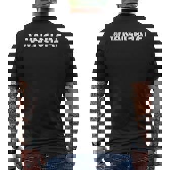 Wanghaf Meme Men's T-shirt Back Print - Monsterry