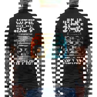 I Want That 90s R&b Kind Of Love Men's Back Print T-Shirt | Mazezy