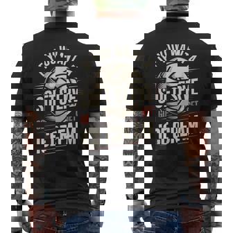 If You Want A Soft Serve Volleyball Men's T-shirt Back Print - Monsterry