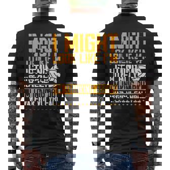 Water Volleyball Sport Water Game Water Volleyball Men's Back Print T-Shirt | Mazezy