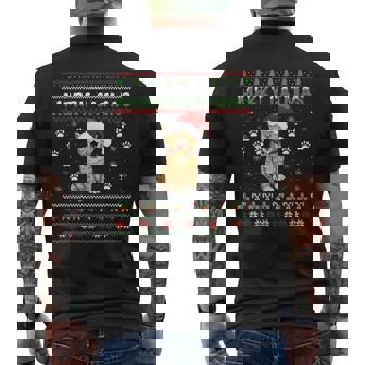 Weihnachten Mitüßer Katze Frohe Weihnachten Merry Catmas T-Shirt mit Rückendruck - Seseable