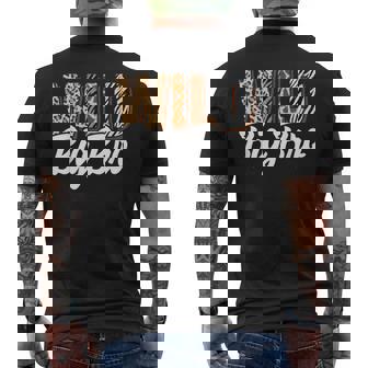 Wild Big Bro Zoo Born Two Be Wild B-Day Safari Jungle Animal Men's T-shirt Back Print - Thegiftio