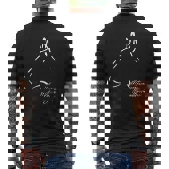 Wilsigns Miniature Bullterrier Profil Hund Geschenk Hunde T-Shirt mit Rückendruck - Geschenkecke