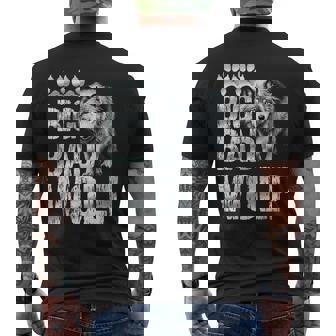 Wolf Spirit Big And Bad Wolf Wolf Pack Wolves Men's T-shirt Back Print | Mazezy