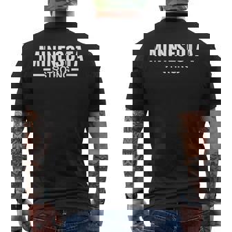 Women's Minnesota Strong Community Strength Prayer Support Men's T-shirt Back Print | Mazezy