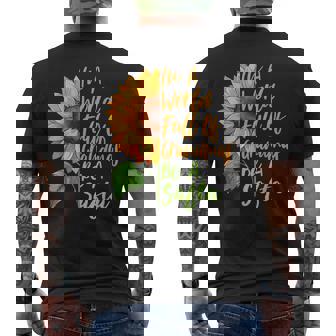 In A World Full Of Grandmas Be A Safta Jewish Grandma Men's T-shirt Back Print | Mazezy