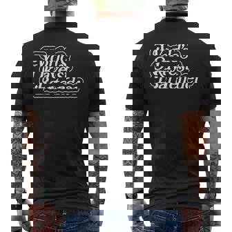 World's Okeyest Bartender Men's T-shirt Back Print | Mazezy