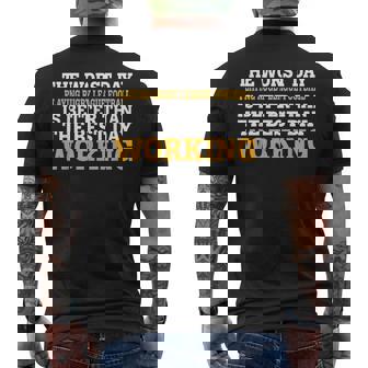 THE WORST DAY PLAYING RUGBY LEAGUE FOOTBALL FUNNY SARCASTIC Men's Back Print T-Shirt | Mazezy