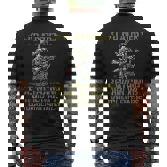 Ww2 Enthusiast World War 2 History Wwi Documentary Historian Men's T-shirt Back Print | Seseable UK