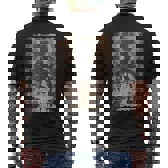 Y2k Streetwear Vintage Fashion Octopus Horror Monster Kraken Men's T-shirt Back Print - Thegiftio