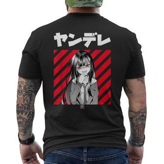 Yandere Japanisches Anime T-Shirt mit Rückendruck - Geschenkecke