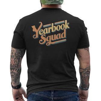 Yearbook Squad Small Black Men's T-shirt Back Print - Thegiftio UK