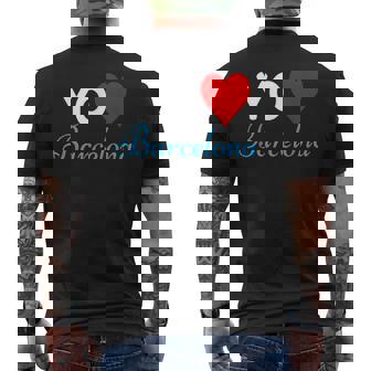 Yo Amo Barcelona Ciudad Catalana Recuerdos De Regalo Camiseta Hombre Estampado Espalda - Regaloses