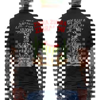Zibra Zubra Zibralini Italiano Brainrot Meme T-shirt da uomo con stampa posteriore - Novitaregali