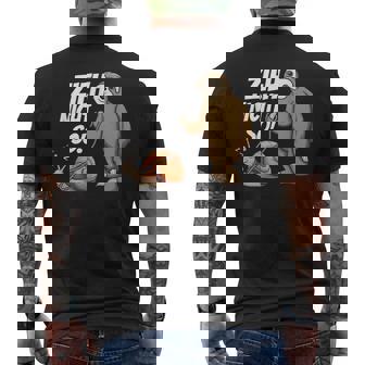 Zieh Nichto Faultierchildkröte Lustig Langsampruch T-Shirt mit Rückendruck - Seseable