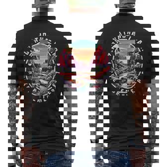 Zion National Park Hike Breathe Repeat Vintage Men's T-shirt Back Print | Mazezy