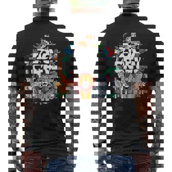 Zoo Crew Jungle Animal Lover Safari Wildlife Zoo Keeper Men's T-shirt Back Print | Seseable UK