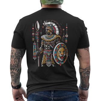 Zulu Warrior Africa Stemi Apparel Zulu Warrior African Ethnic Tribe Zulu Kingdom Men's T-shirt Back Print - Thegiftio