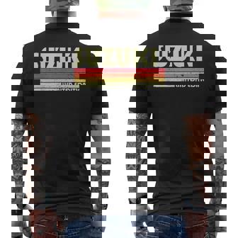 【 鈴木 すずき スズキ 】名字 家族お揃い ギャグ ネタ ウケ狙い 贈り物 ギフト 面白い おもしろ メンズTシャツ バックプリント - Kawaiitshirt