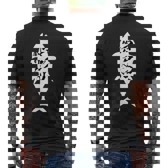 【マグロ釣りたい】鮪 まぐろ 釣りバカ 魚 寿司 釣り 水産 漁師 釣り人 釣り師 おもしろ 面白い ネタ ウケ狙い メンズTシャツ バックプリント - Kawaiitshirt