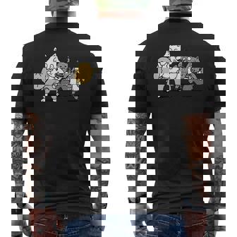 かいけつゾロリtシャツ大さくせん 「べえ」 メンズTシャツ バックプリント - Kawaiitshirt