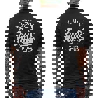 かっこいい叔母さんクラブ最高のおばさんお気に入りの叔母さんかっこいいおばさんクラブ メンズTシャツ バックプリント - Kawaiitshirt